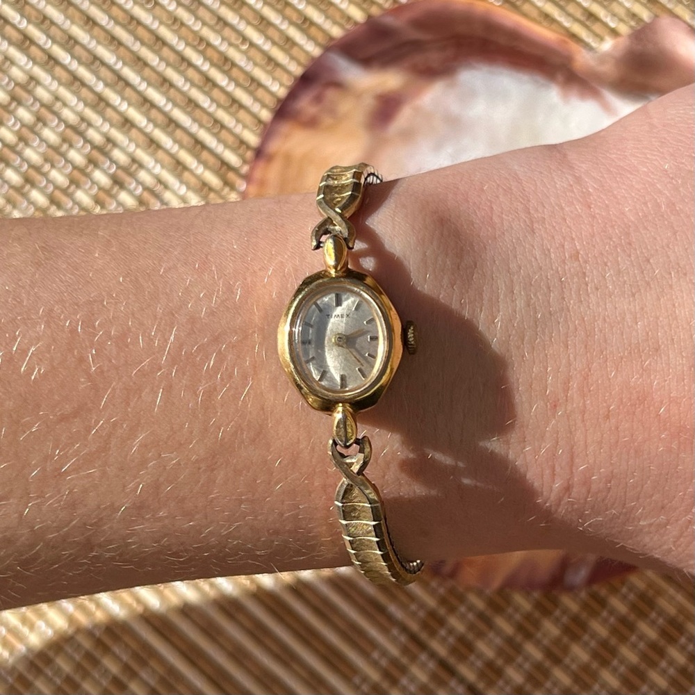 Vintage Timex Gold Tone Watch